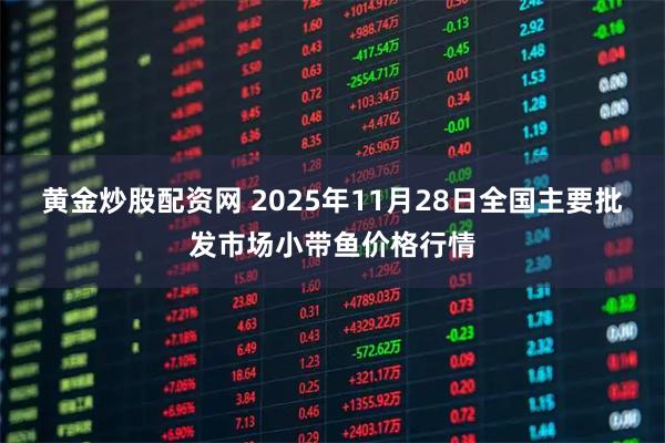 黄金炒股配资网 2025年11月28日全国主要批发市场小带鱼价格行情